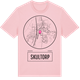 Pink Cotton t-shirt med Skultorp t-shirt