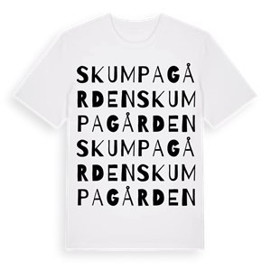 Skumpagården ordlek t-shirt – ekologisk bomull t-shirt från Pinshirt
