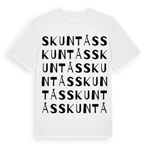 Skuntås ordlek t-shirt – ekologisk bomull t-shirt från Pinshirt