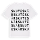 Skute skär ordlek t-shirt