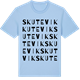 Blue Soul t-shirt med Skutevik ordlek t-shirt