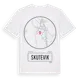 White t-shirt med Skutevik t-shirt