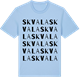 Blue Soul t-shirt med Skvala ordlek t-shirt