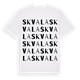 Skvala ordlek t-shirt
