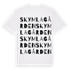 Skymlagården ordlek t-shirt