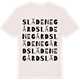 Vintage White t-shirt med Slädene gård ordlek t-shirt