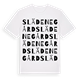 Slädene gård ordlek t-shirt