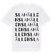 Slahällen ordlek t-shirt