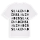 Slakemaden ordlek t-shirt