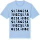 Blue Soul t-shirt med Slänge ordlek t-shirt