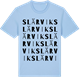 Blue Soul t-shirt med Slärvik ordlek t-shirt