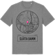 Mid Heather Gray t-shirt med Slätta Damm t-shirt
