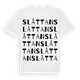 Slåttan ordlek t-shirt