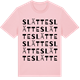 Pink Cotton t-shirt med Slätte ordlek t-shirt