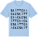 Blue Soul t-shirt med Slättebacke ordlek t-shirt
