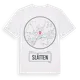 White t-shirt med Slätten t-shirt