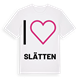 Jag älskar Slätten t-shirt stort tryck