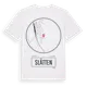 White t-shirt med Slätten t-shirt