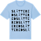 Blue Soul t-shirt med Slättered ordlek t-shirt