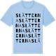 Blue Soul t-shirt med Slätterna ordlek t-shirt