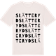 Vintage White t-shirt med Slätteryd ordlek t-shirt