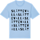 Blue Soul t-shirt med Slättevalla ordlek t-shirt