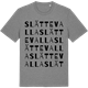 Mid Heather Gray t-shirt med Slättevalla ordlek t-shirt