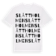 Slåttholmen ordlek t-shirt