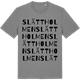 Mid Heather Gray t-shirt med Slättholmen ordlek t-shirt