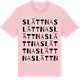 Pink Cotton t-shirt med Slättna ordlek t-shirt