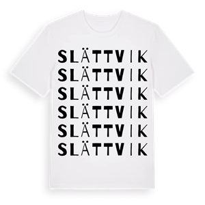Slättvik ordlek t-shirt – ekologisk bomull t-shirt från Pinshirt
