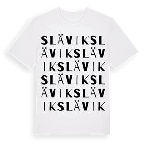 Slävik ordlek t-shirt – ekologisk bomull t-shirt från Pinshirt