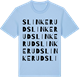 Blue Soul t-shirt med Slinkerud ordlek t-shirt