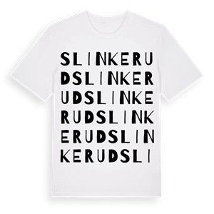 Slinkerud ordlek t-shirt – ekologisk bomull t-shirt från Pinshirt