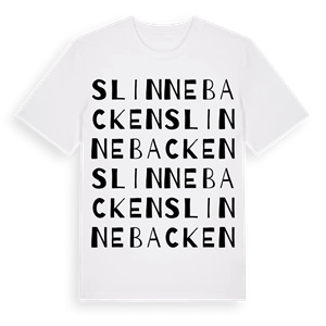 Slinnebacken ordlek t-shirt – ekologisk bomull t-shirt från Pinshirt
