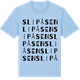 Blue Soul t-shirt med Slipåsen ordlek t-shirt
