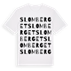 Slomberget ordlek t-shirt