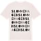 Vintage White t-shirt med Slommehagen ordlek t-shirt