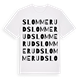 Slommerud ordlek t-shirt