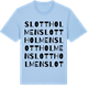 Blue Soul t-shirt med Slottholmen ordlek t-shirt