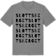 Mid Heather Gray t-shirt med Slottsberget ordlek t-shirt