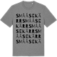 Mid Heather Gray t-shirt med Smååsekärr ordlek t-shirt