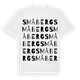 White t-shirt med Småberg ordlek t-shirt