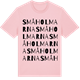 Pink Cotton t-shirt med Småholmarna ordlek t-shirt