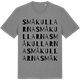 Mid Heather Gray t-shirt med Småkullarna ordlek t-shirt