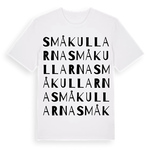 Småkullarna ordlek t-shirt – ekologisk bomull t-shirt från Pinshirt