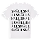 White t-shirt med Smäll ordlek t-shirt