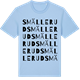 Blue Soul t-shirt med Smällerud ordlek t-shirt
