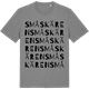 Mid Heather Gray t-shirt med Småskären ordlek t-shirt