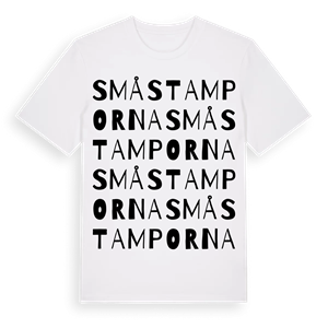 Småstamporna ordlek t-shirt – ekologisk bomull t-shirt från Pinshirt